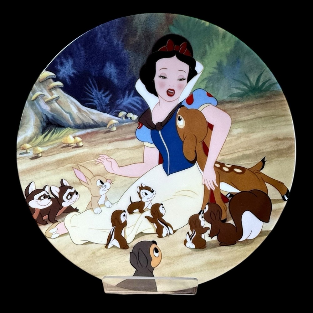 Disney Snow‎ White "With A Smile And A Song" Knowles Collector Plate COA Vintage